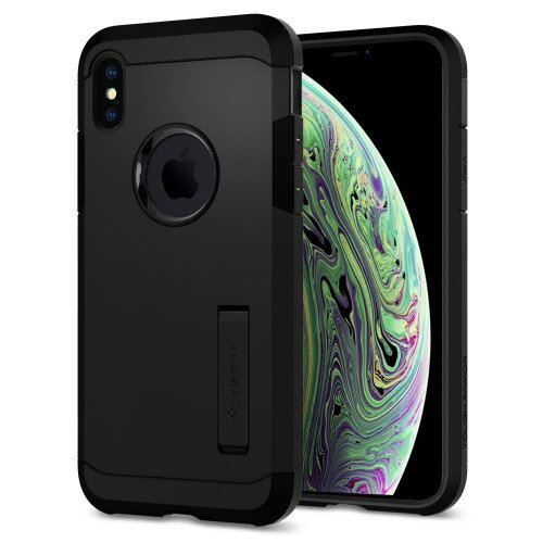 Spigen iPhone XS Case Tough Armor - Matte Black