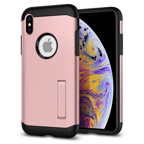 Spigen iPhone XS Max Case Slim Armor - Rose Gold
