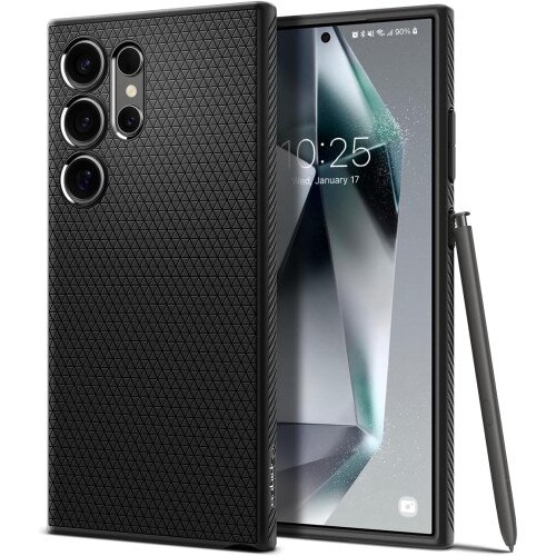 Spigen Liquid Air Case for Galaxy S24 Ultra - Matte Black