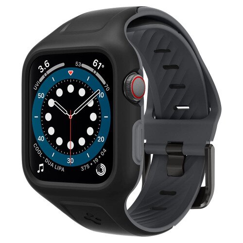 Spigen Liquid Air Pro Case for Apple Watch Series SE / 6 / 5 / 4 (44mm) - Black
