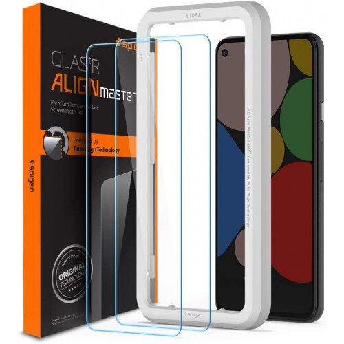 Spigen Pixel 5 Screen Protector AlignMaster GLAS.tR