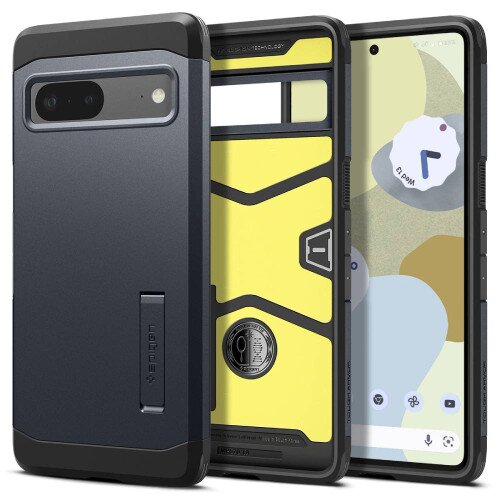 Spigen Pixel 7 Case Tough Armor - Metal Slate