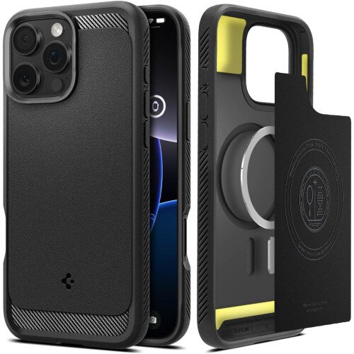 Spigen Rugged Armor (Mag Fit) Case for iPhone 16 Pro