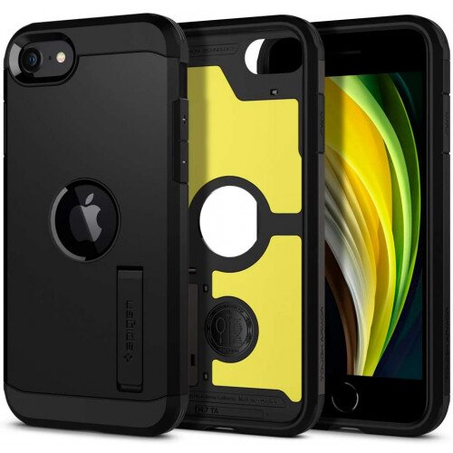 Spigen Tough Armor Case for iPhone SE (2020) - Black