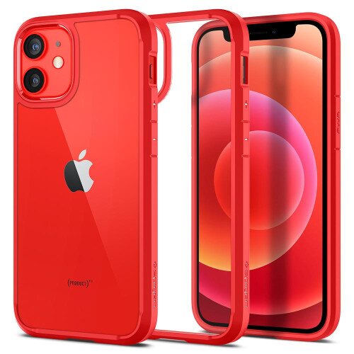 Spigen Ultra Hybrid Case for iPhone 12 Mini - Red