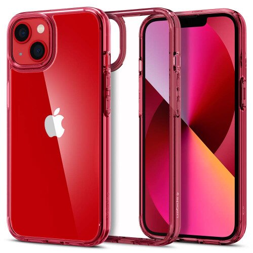 Spigen Ultra Hybrid Case for iPhone 13 - Red Crystal