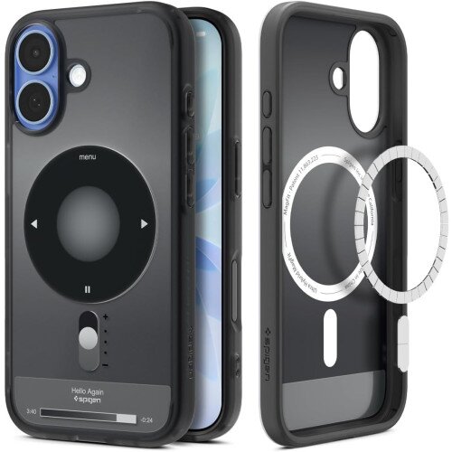 Spigen Ultra Hybrid Classic (Mag Fit) Case with Camera Control for iPhone 17 - Classic Black