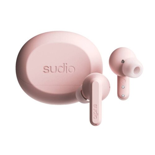 Sudio A3 Pro Noise Cancelling All-Day Earbuds - Blush Pink