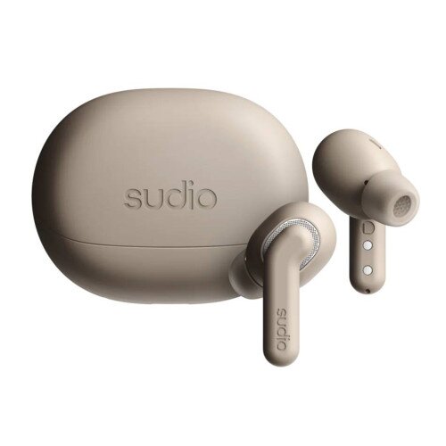 Sudio E4 Pro Modern Hybrid Noise Cancelling Earbuds - Latte