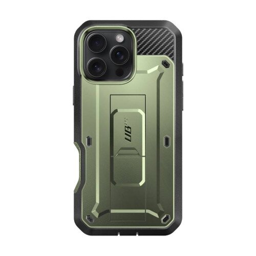 SUPCASE 6.3 inch Unicorn Beetle Pro Rugged Case for iPhone 16 Pro - Dark Green