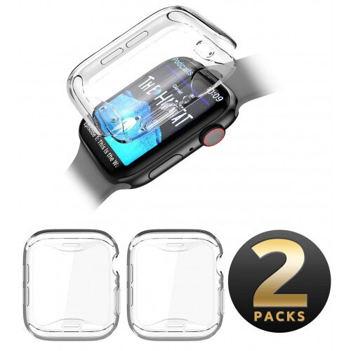 SUPCASE Apple Watch 4 TPU Clear Case 2 Pack