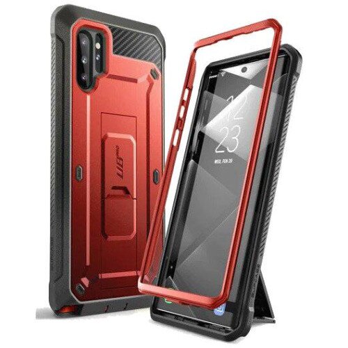 SUPCASE Galaxy Note10 Plus / Note10 Plus 5G Unicorn Beetle Pro Full-Body Rugged Case - Metallic Red