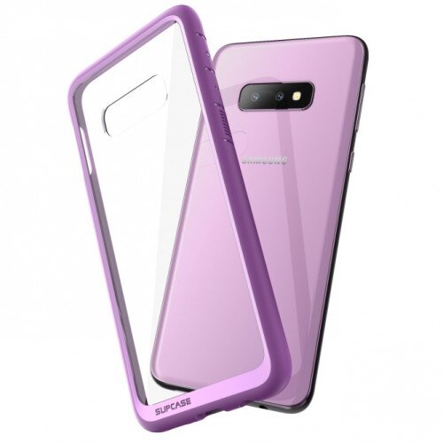 SUPCASE Galaxy S10e Unicorn Beetle Style Clear Case - Purple