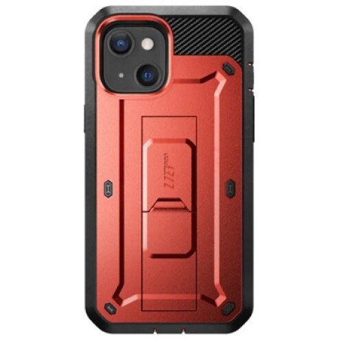 SUPCASE iPhone 13 mini 5.4 inch Unicorn Beetle Pro Rugged Case - Metallic Red