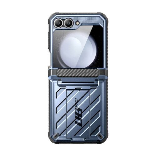 SUPCASE Unicorn Beetle PRO Rugged Case with Belt Clip for Galaxy Z Flip6 - Metallic Blue