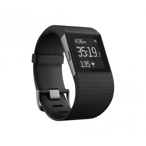 Fitbit Surge GPS Activity Tracking Watch - Black - XL