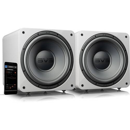 SVS Dual SB-1000 Pro 12" 325W Subwoofer - Piano Gloss White