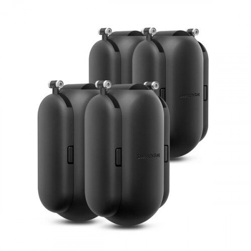 SwitchBot Curtain Smart Wireless Robot - Black - Home Pack (4 Units) - U Rail