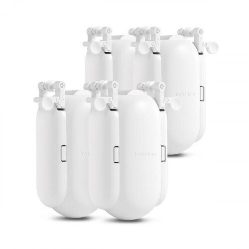 SwitchBot Curtain Smart Wireless Robot - White - Home Pack (4 Units) - I Rail