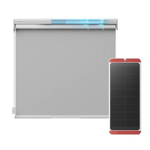 SwitchBot Roller Shade + Solar Panel - Medium - 4-Pack - Grey
