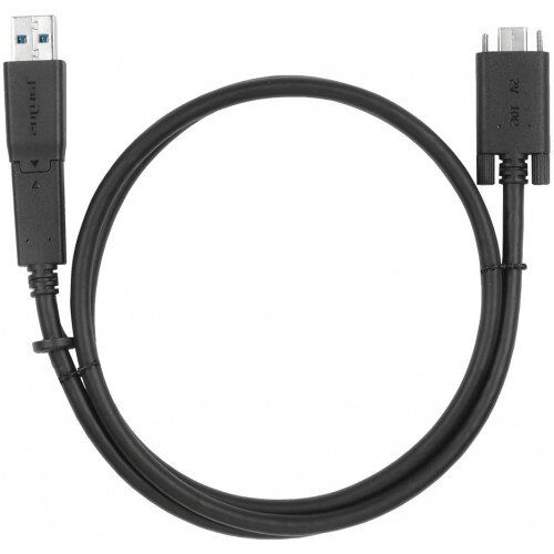 Targus 1M USB-C Male with Screw to USB-C Male Cable with USB-A Tether