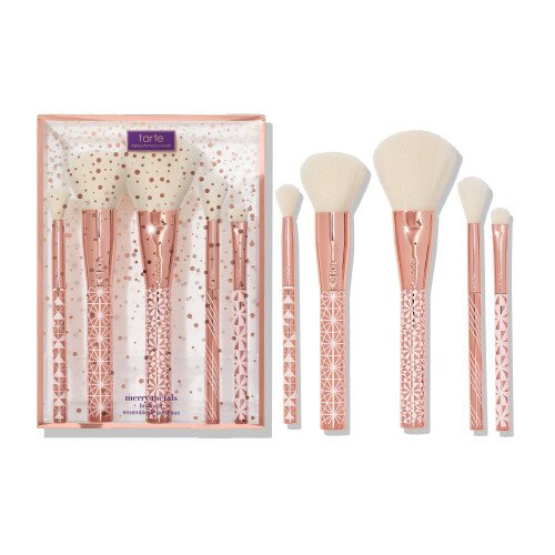 tarte Merry Metals Eye & Cheek Brush Set