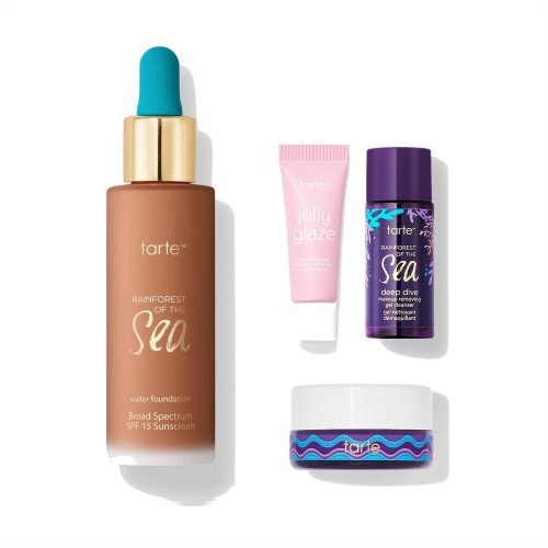 tarte Sea Custom Water Foundation SPF 15 Value Set - 51H Deep Honey