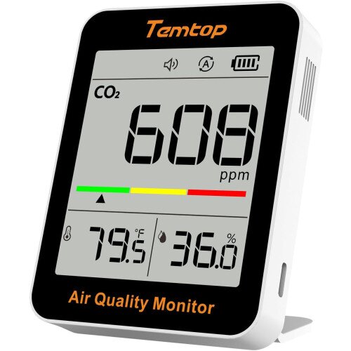 Temtop C1 CO2 Monitor Indoor Air Quality Monitor