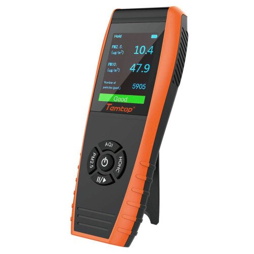 Temtop LKC-1000S+ 2nd AQI PM2.5 Detector Professional Air Quality Monitor PM10 TVOC HCHO Data Export