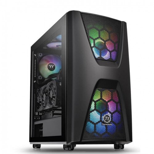 Thermaltake Commander C34 TG ARGB Edition Mid-tower Computer Case - Black