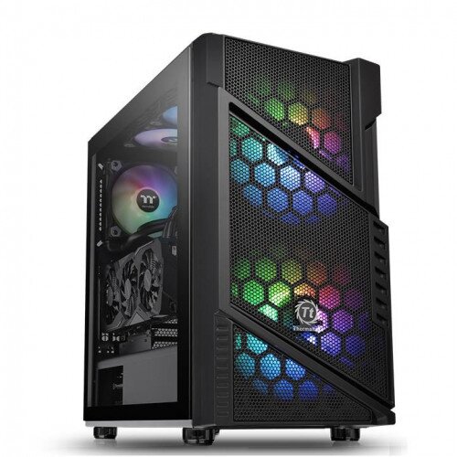 Thermaltake Commander C35 TG ARGB Edition Mid-tower Computer Case - Black
