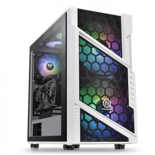 Thermaltake Commander C35 TG ARGB Edition Mid-tower Computer Case - White