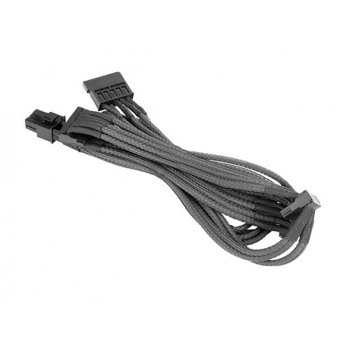 Thermaltake Individually Sleeved SATA Cable - Gray