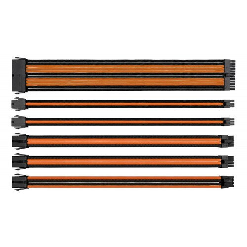 Thermaltake TtMod Sleeve Cable - Orange/Black