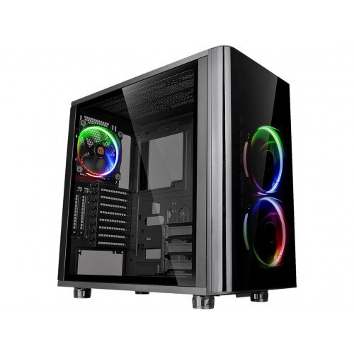 Thermaltake View 31 Tempered Glass RGB Edition Mid Tower Chassis Computer Case