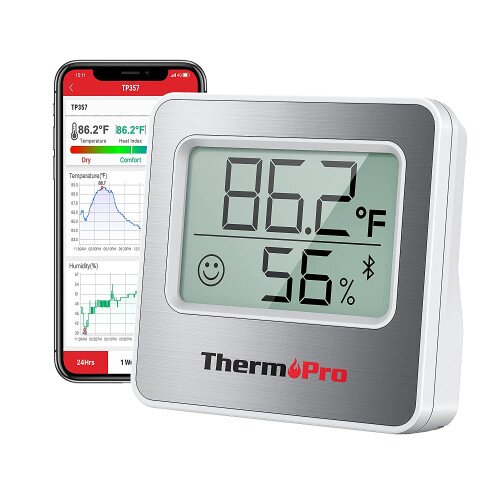 Thermopro TP357 Bluetooth Digital Indoor Hygrometer Thermometer