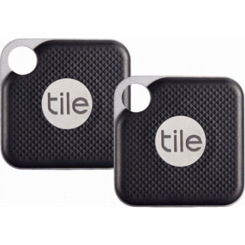 Tile Pro GPS Tracker (2018) - 2-Pack (Black)