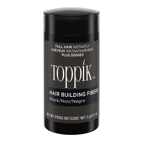 Toppik Hair Building Fibers Makes Fine Hair Look Completely Thick & Full - Travel - Black