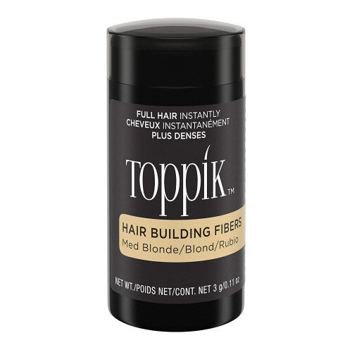 Toppik Hair Building Fibers Makes Fine Hair Look Completely Thick & Full - Travel - Medium Blonde