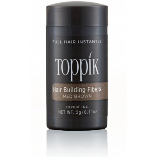 Toppik Hair Building Fibers Makes Fine Hair Look Completely Thick & Full - Travel - Medium Brown
