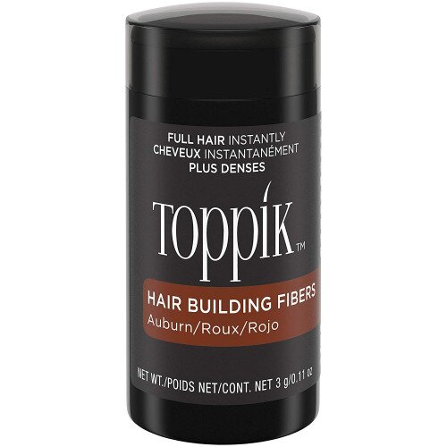 Toppik Hair Building Fibers Makes Fine Hair Look Completely Thick & Full - Travel - Auburn