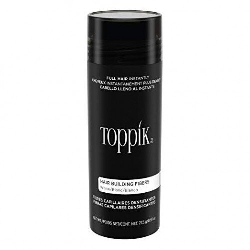 Toppik Hair Building Fibers Makes Fine Hair Look Completely Thick & Full - Economy - White