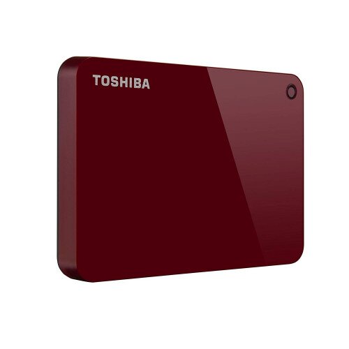 Toshiba Canvio Advance Portable External Hard Drive - 1TB - Red