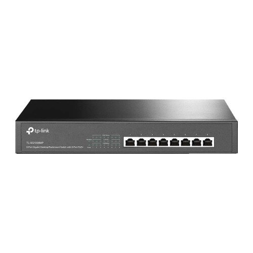 TP-Link 8-Port Gigabit Desktop/Rackmount Switch with 8-Port PoE+ - TL-SG1008MP