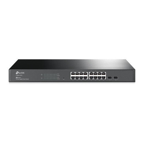 TP-Link JetStream 16-Port Gigabit Smart Network Switch with 2 SFP Slots
