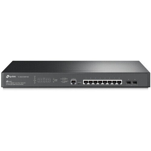 TP-Link JetStream 8-Port 2.5GBASE-T and 2-Port 10GE SFP+ L2+ Managed Switch with 8-Port PoE+