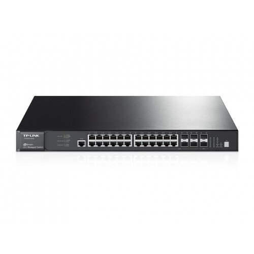 TP-Link JetStream 28-Port Gigabit Stackable L2+ Managed Switch