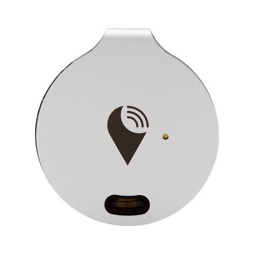TrackR Bravo Generation 3 Bluetooth Tracking Device, Item Tracker, Phone Finder - 1 Device Pack - Silver