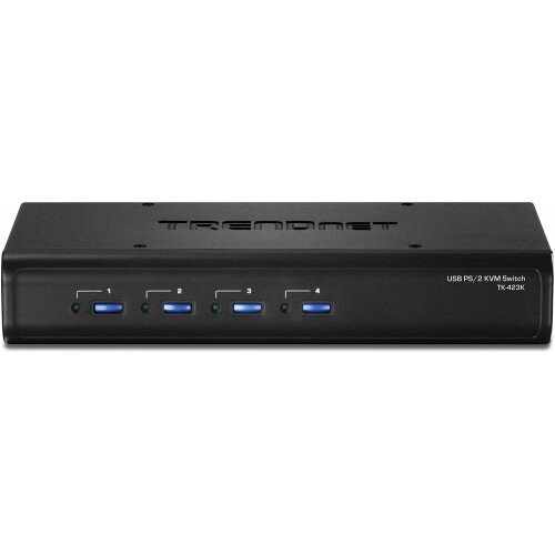 TRENDnet 4-Port USB PS/2 Audio KVM Switch Kit
