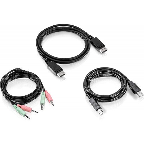 TRENDnet 6 ft. DisplayPort USB and Audio KVM Cable Kit